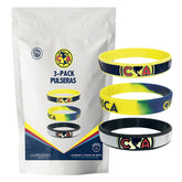 3-Pack de Pulseras América Oficial